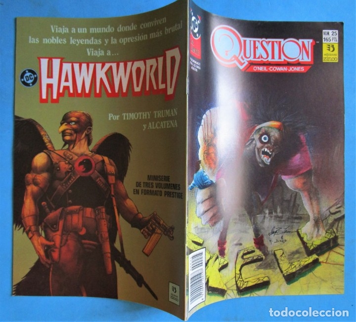 C&oacute;mics: QUESTION N&ordm; 25 - EDICIONES ZINCO MUY BUEN ESTADO - Foto 2