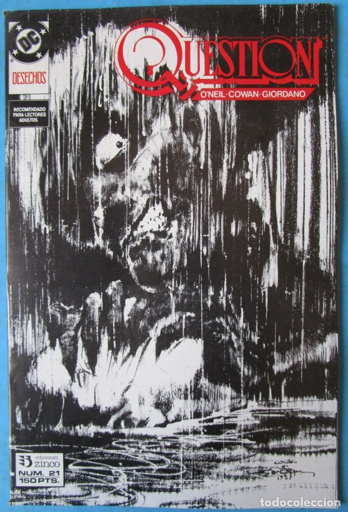 C&oacute;mics: QUESTION N&ordm; 21 - EDICIONES ZINCO BUEN ESTADO - Foto 1