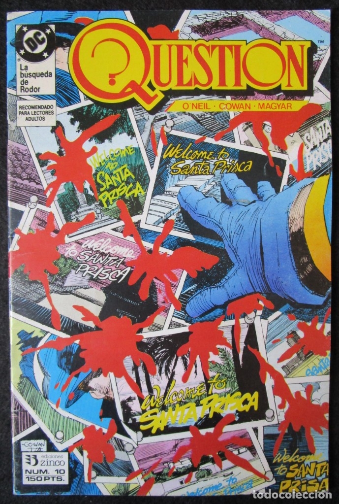C&oacute;mics: QUESTION N&ordm; 10 - EDICIONES ZINCO - Foto 1