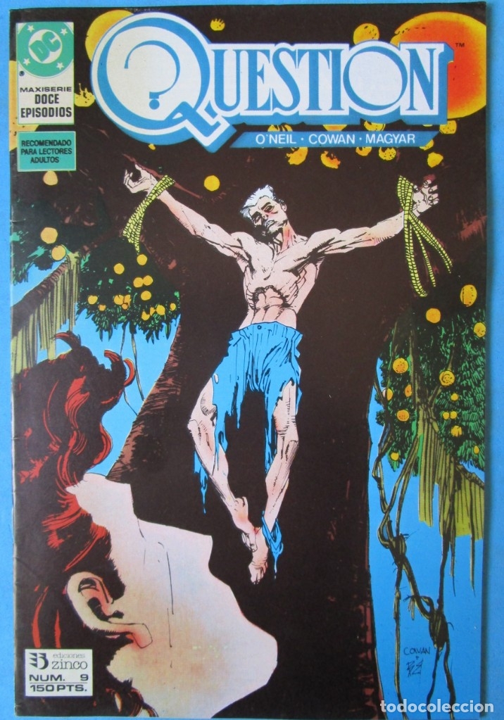 C&oacute;mics: QUESTION N&ordm; 9 - EDICIONES ZINCO BUEN ESTADO - Foto 1