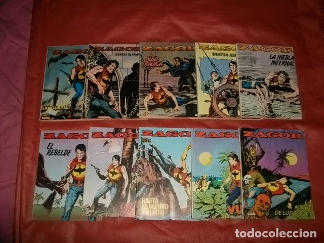 C&oacute;mics: ZAGOR / N&Uacute;MEROS DEL 1 AL 10 / EDICIONES ZINCO 1982-1983 - Foto 1