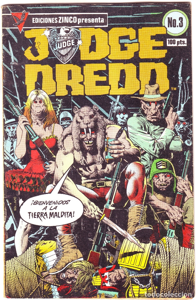 C&oacute;mics: JUDGE DREDD N&ordm; 3 DE EDICIONES ZINCO - Foto 1