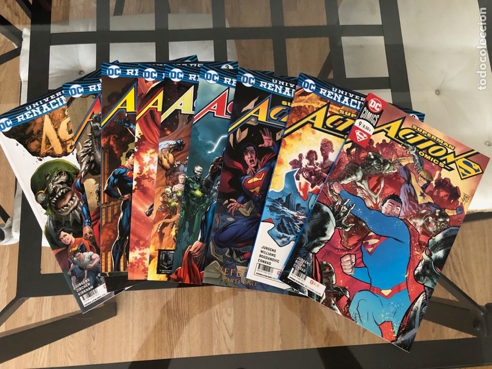 C&oacute;mics: Lote 9 c&oacute;mics Superman Action Comics ECC - Foto 1