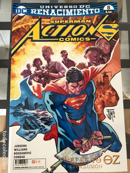 C&oacute;mics: Lote 9 c&oacute;mics Superman Action Comics ECC - Foto 3