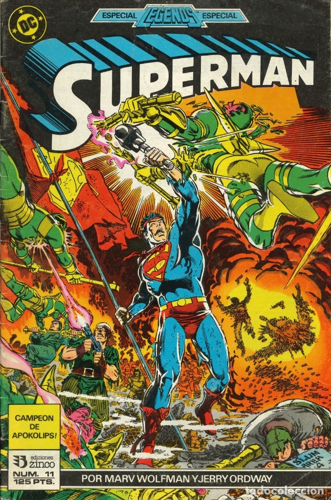 C&oacute;mics: SUPERMAN (VOL. 2) - EDICIONES ZINCO / N&Uacute;MERO 11 - Foto 1