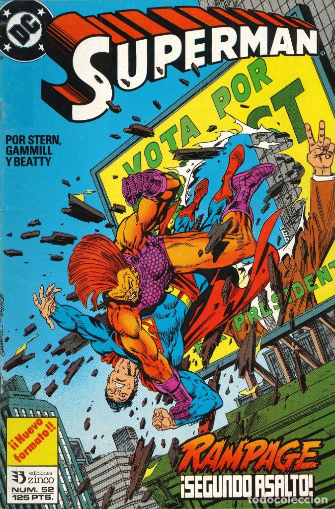 C&oacute;mics: SUPERMAN (VOL. 2) - EDICIONES ZINCO / N&Uacute;MERO 52 - Foto 1