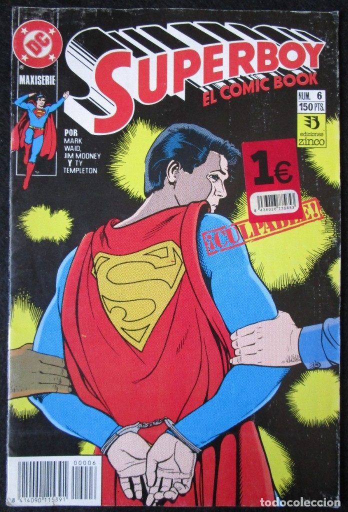 C&oacute;mics: SUPERBOY EL COMIC BOOK N&ordm; 6 - DC ZINCO 1990 - Foto 1