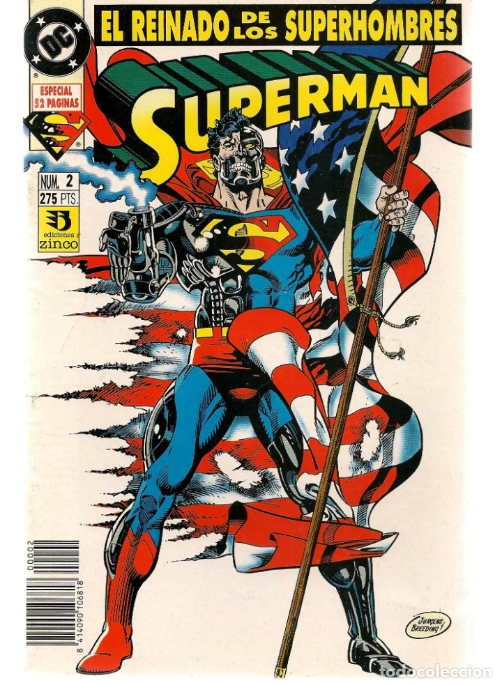 C&oacute;mics: SUPERMAN. N&ordm; 2. DC / ZINCO. (C/A58) - Foto 1