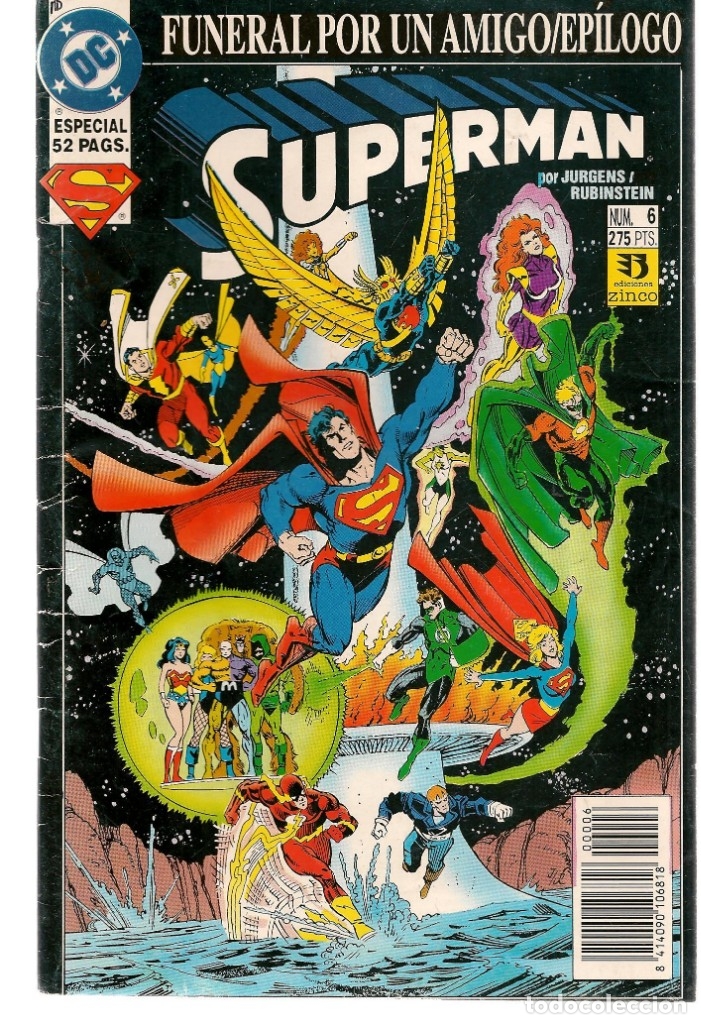 C&oacute;mics: SUPERMAN. N&ordm; 6. DC / ZINCO. (C/A58) - Foto 1