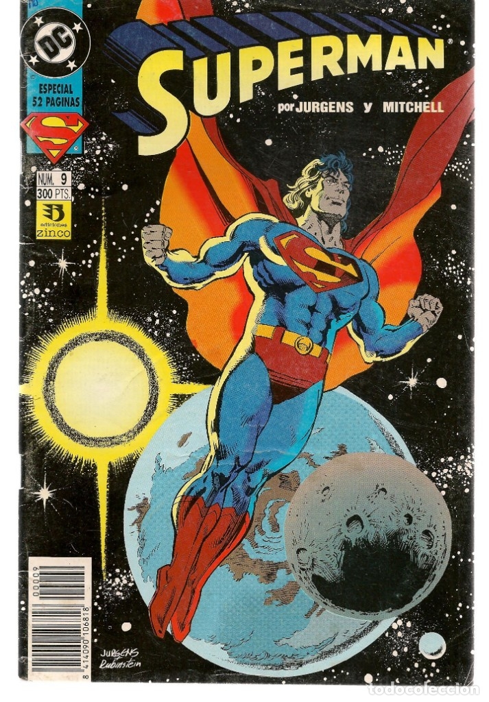 C&oacute;mics: SUPERMAN. N&ordm; 9. DC / ZINCO. (C/A58) - Foto 1