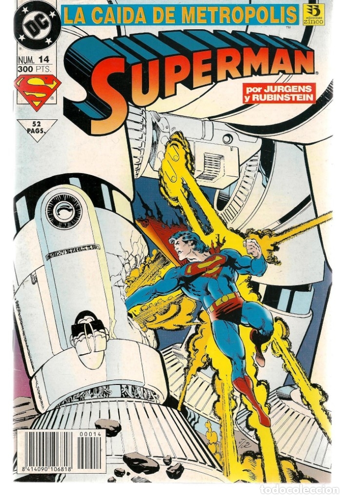 C&oacute;mics: SUPERMAN. N&ordm; 14. DC / ZINCO. (C/A58) - Foto 1