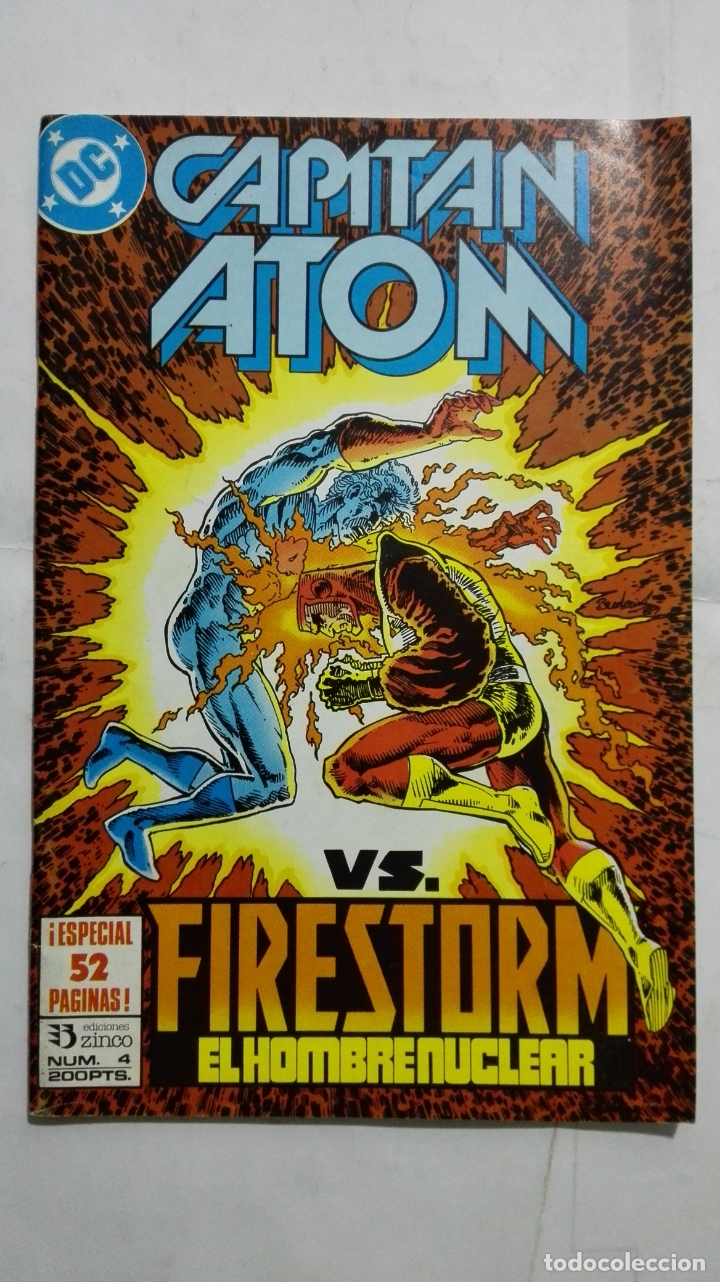 C&oacute;mics: CAPITAN ATOM N&ordm; 4, EDICIONES ZINCO, ESPECIAL 52 PAGINAS - Foto 1