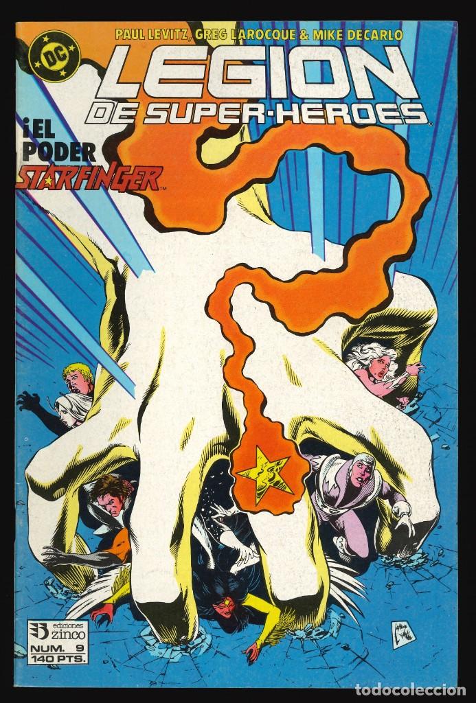 C&oacute;mics: LEGI&Oacute;N DE SUPERH&Eacute;ROES - EDICIONES ZINCO / N&Uacute;MERO 9 - Foto 1