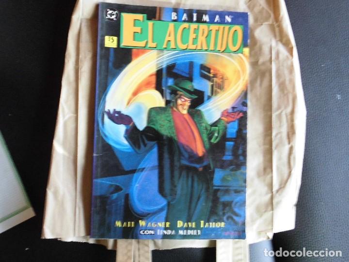 C&oacute;mics: BATMAN EL ACERTIJO ZINCO CARTONE - Foto 1
