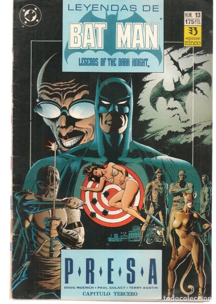 C&oacute;mics: LEYENDAS DE BATMAN. N&ordm; 13. DC / ZINCO. (ST/A10) - Foto 1