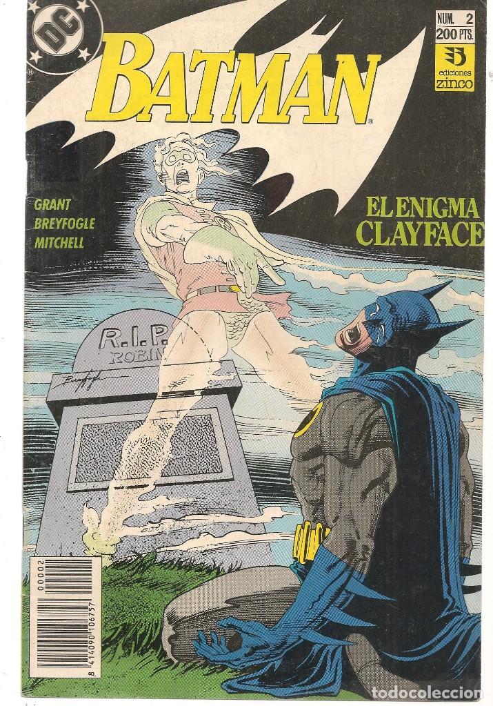 C&oacute;mics: BATMAN. N&ordm; 2. EL ENIGMA CLAYFACE. DC / ZINCO. (ST/A10) - Foto 1