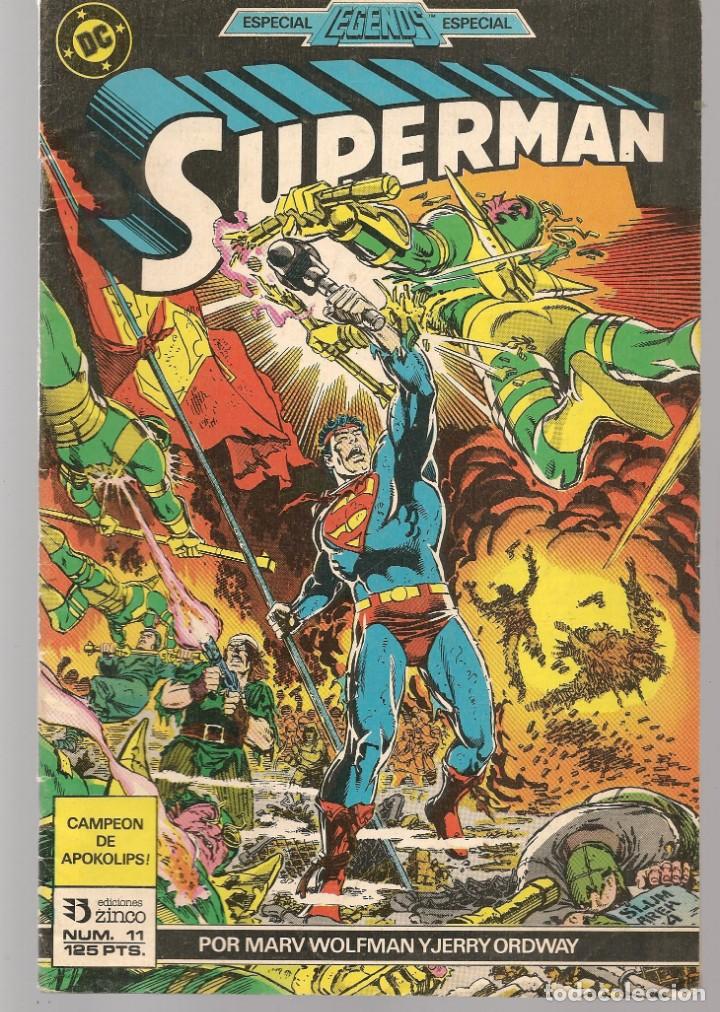 C&oacute;mics: SUPERMAN. N&ordm; 11. DC / ZINCO. (ST/A11) - Foto 1
