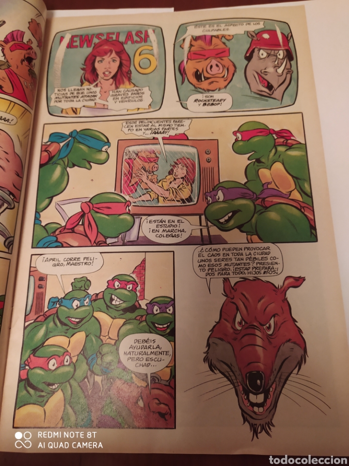 C&oacute;mics: Comic aventuras tortugas ninja n48, 150pts - Foto 2
