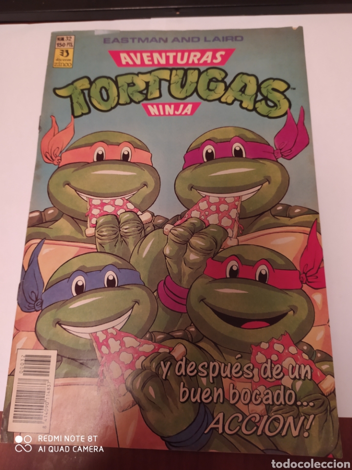 C&oacute;mics: Comic aventuras tortugas ninja n32, 150pts - Foto 1