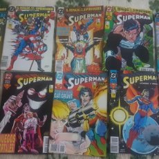 Cómics: SUPERMAN VOL.2 LOTE 10 PRIMEROS NÚMEROS - ZINCO