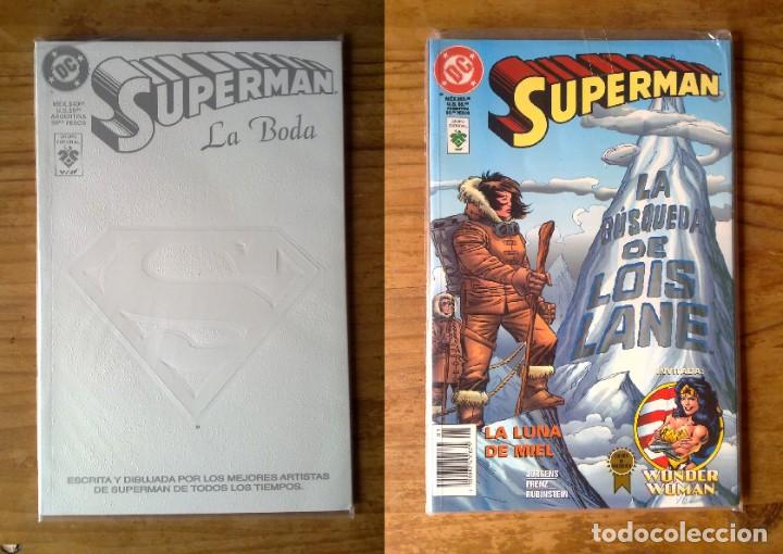 C&oacute;mics: SUPERMAN - LA BODA, LA LUNA DE MIEL, LA B&Uacute;SQUEDA DE LOIS LANE - ED. VID / DC - R&Uacute;STICA