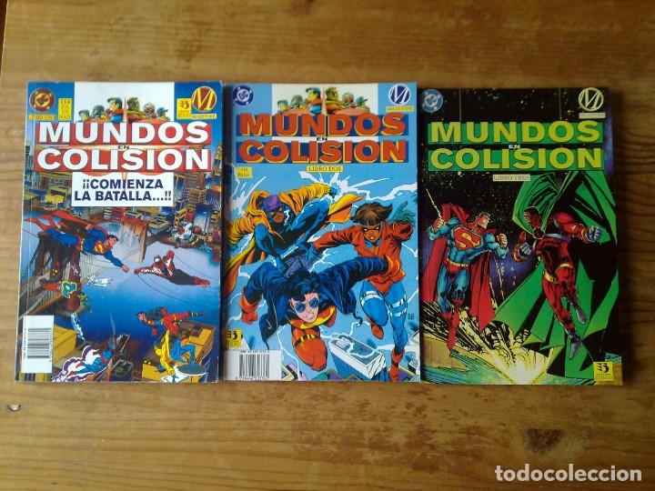 C&oacute;mics: MUNDOS EN COLISI&Oacute;N COMPLETA (LIBROS 1, 2 Y 3) - ZINCO / DC - R&Uacute;STICA