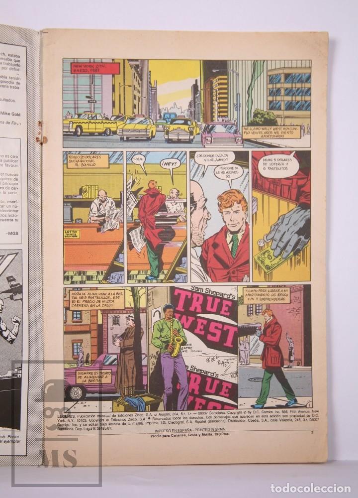 C&oacute;mics: C&oacute;mic El Nuevo Flash - Especial Legends - DC / Zinco, 1987 - Foto 3
