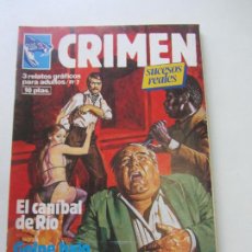Cómics: CRIMEN. 3 RELATOS GRÁFICOS PARA ADULTOS. Nº 7 CX56. Lote 203566482