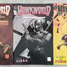 Cómics: HAWKWORLD DE TIMOTHY TRUMAN & ALCATENA COLECCIÓN COMPLETA DE 3 TOMOS. ZINCO 1990