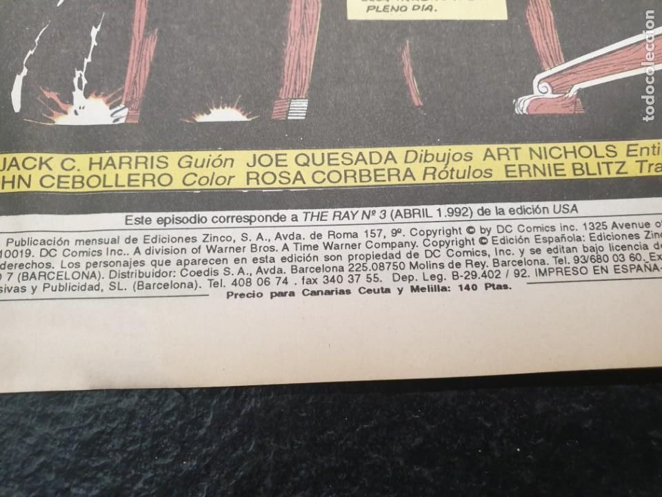 C&oacute;mics: The Ray 3 de 6. DC. &iexcl;Un Heroe para los 90! - Foto 3