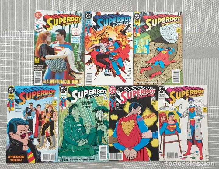 C&oacute;mics: SUPERBOY. EL COMIC BOOK. Colecci&oacute;n completa de 7 comics. Ediciones Zinco 1991 - Foto 1