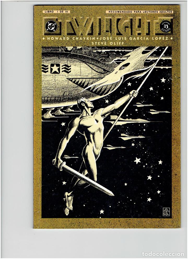 C&oacute;mics: * TWILIGHT * SANGRE EN LAS ESTRELLAS * DC COMICS - ZINCO 1991 * COMPLETA 3 TOMOS IMPECABLES * - Foto 2