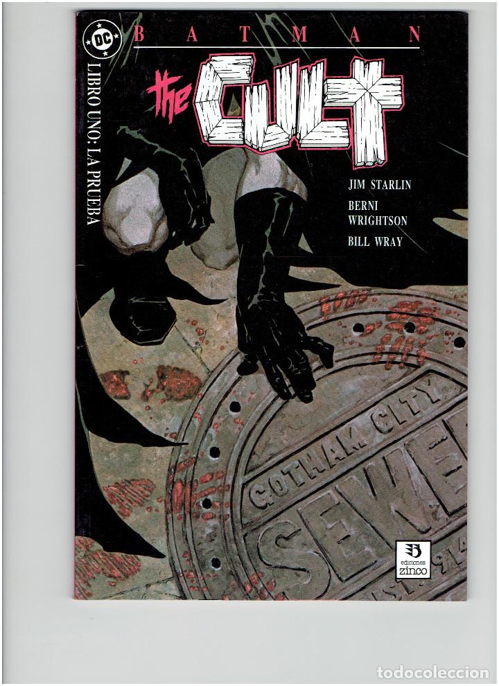 C&oacute;mics: * BATMAN * THE CULT * DC COMICS - ZINCO 1989 * 2 TOMOS IMPECABLES * - Foto 1