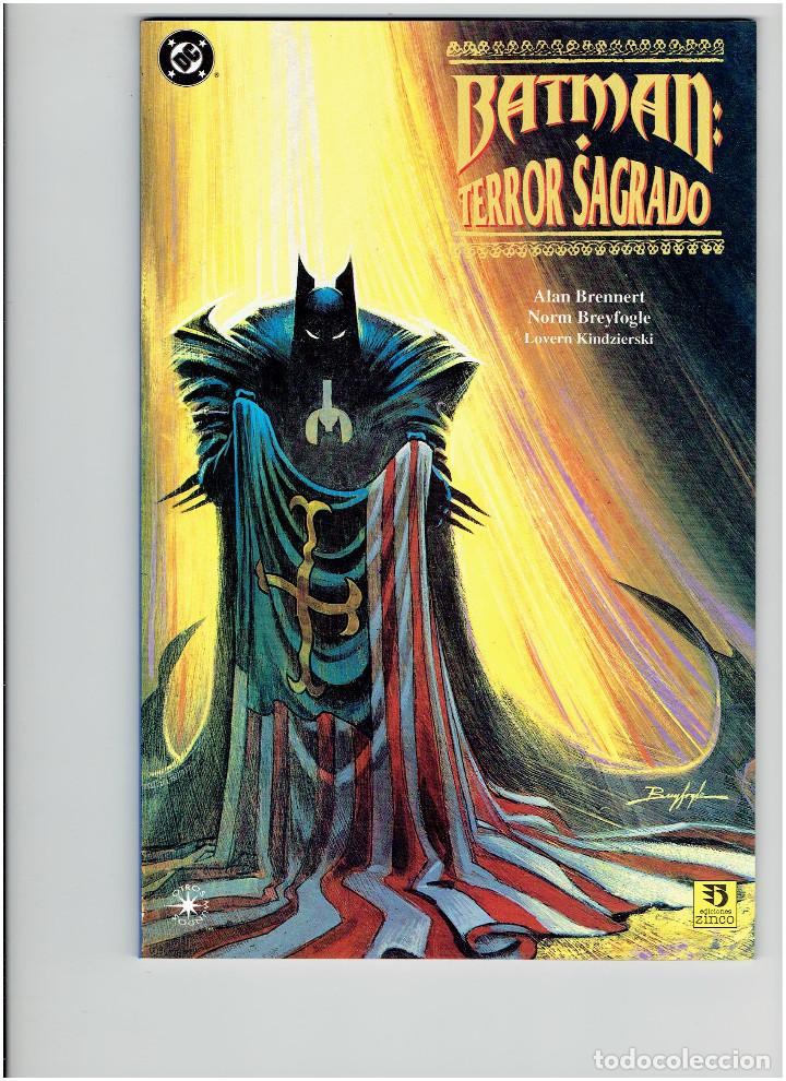 C&oacute;mics: * BATMAN * TERROR SAGRADO * DC COMICS - ZINCO 1992 * 1 TOMO IMPECABLE * - Foto 1