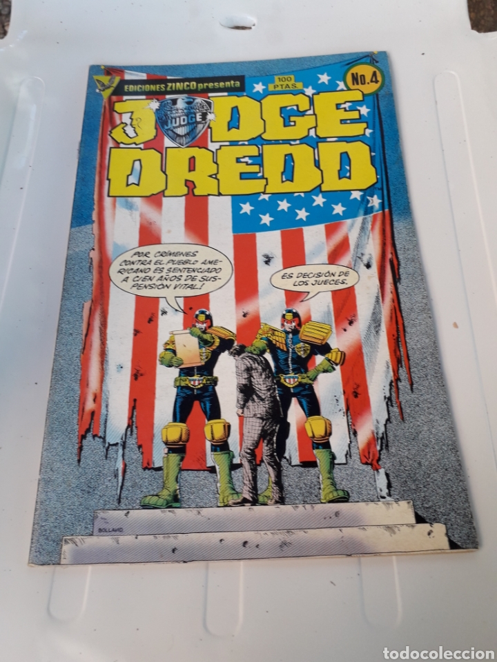 C&oacute;mics: Judge Dredd n&uacute;mero 4. Ed zinco - Foto 1