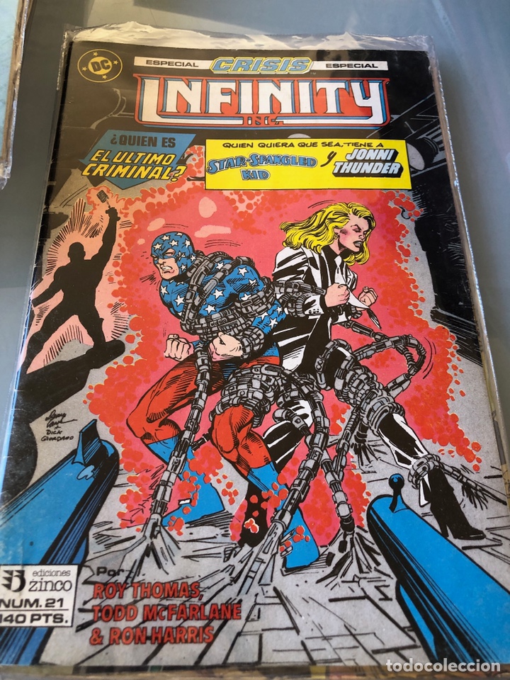 C&oacute;mics: Infinity Inc. N&uacute;m. 21. Ed. Zinco. - Foto 1