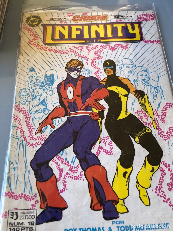 C&oacute;mics: Infinity Inc. N&uacute;m. 18. Ed. Zinco. - Foto 1