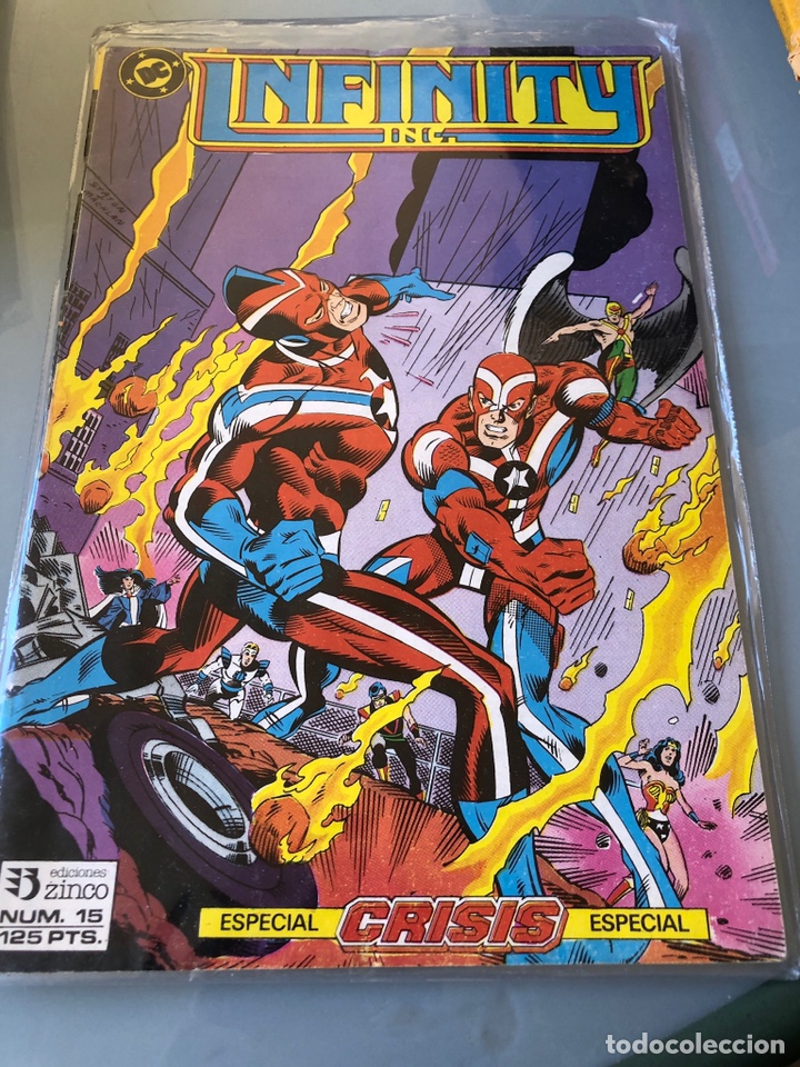 C&oacute;mics: Infinity Inc. N&uacute;m. 15. Ed. Zinco. Sacado de retapado. - Foto 1