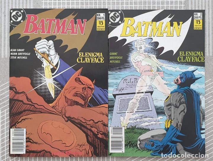 Cómics: BATMAN. EL ENIGMA CLAYFACE. Colección completa de 2 comics. Ediciones Zinco 1990 - Foto 1 - 215874478