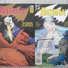 Cómics: BATMAN. EL ENIGMA CLAYFACE. COLECCIÓN COMPLETA DE 2 COMICS. EDICIONES ZINCO 1990. Lote 215874478