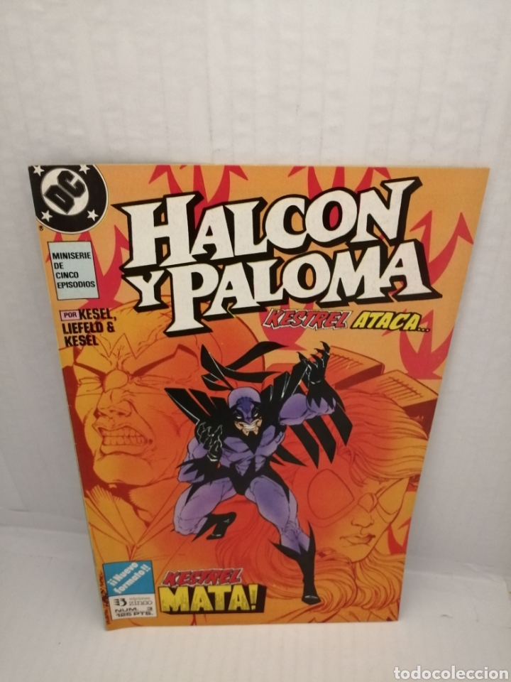 C&oacute;mics: HALCON Y PALOMA (Miniserie de 5 episodios completa) Primera edicion - Foto 2