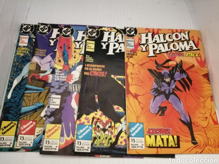 C&oacute;mics: HALCON Y PALOMA (Miniserie de 5 episodios completa) Primera edicion - Foto 1