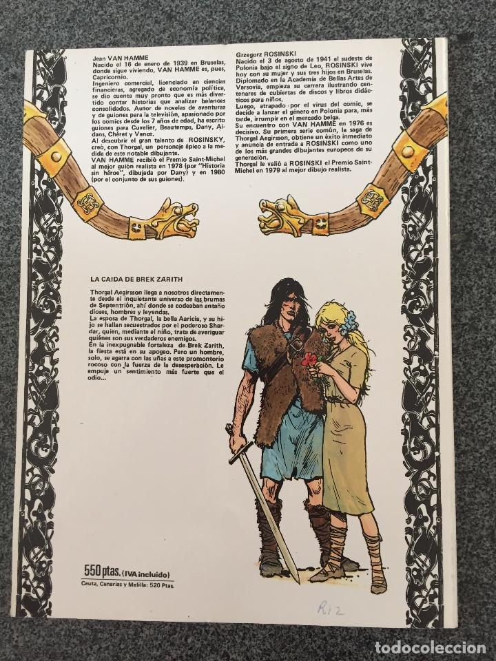 C&oacute;mics: THORGAL - LA CA&Iacute;DA DE BREK ZARITH - 1&ordf; EDICI&Oacute;N - EDICIONES ZINCO - 1986 - &iexcl;COMO NUEVO! - Foto 2