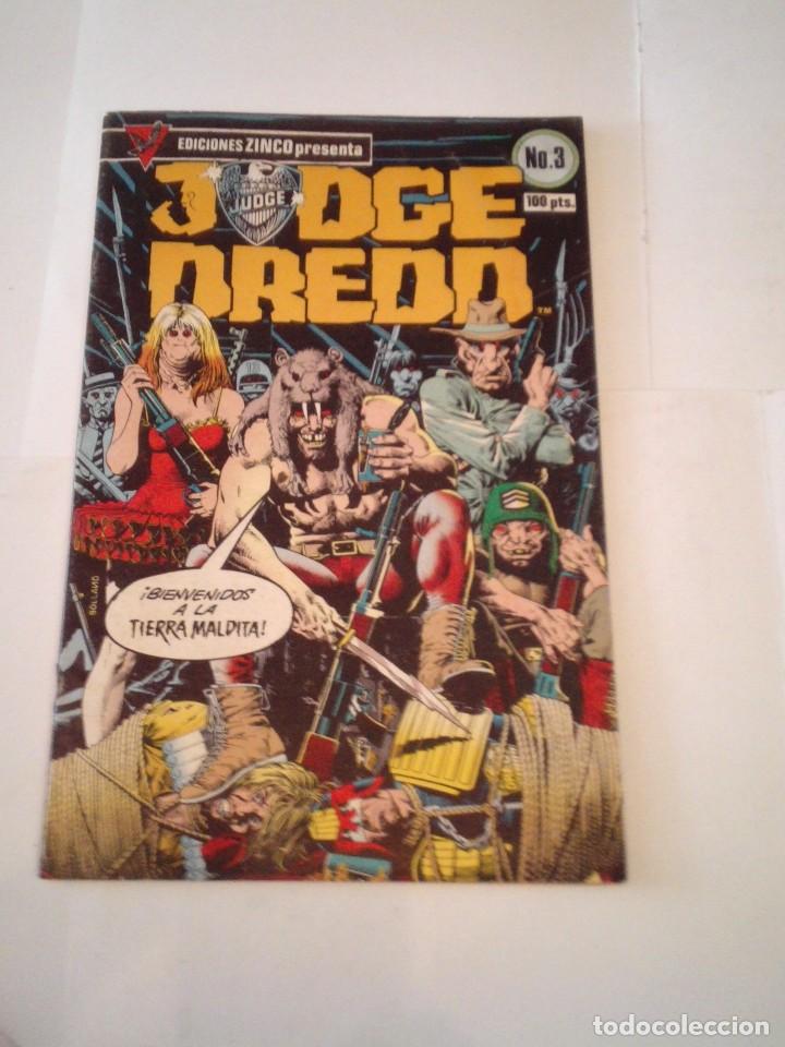 C&oacute;mics: JUDGE DREDD - NUMERO 3 - EDICIONES ZINCO - BUEN ESTDO - CJ 122 - GORBAUD - Foto 1