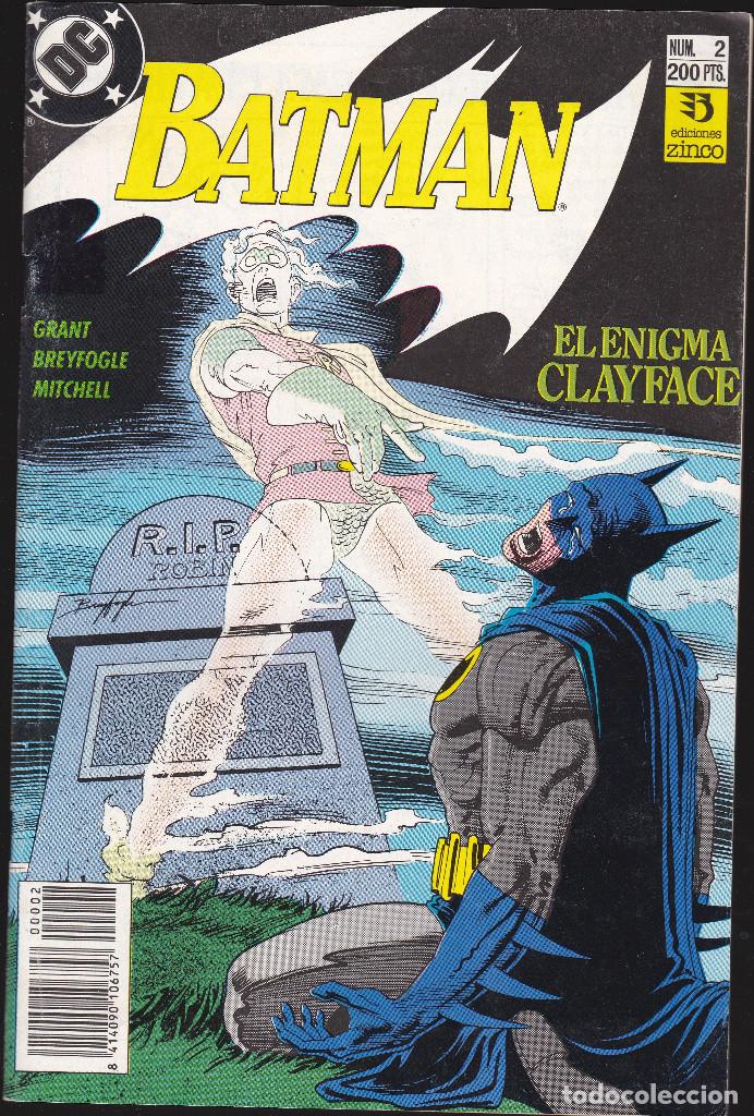 C&oacute;mics: BATMAN - EL ENIGMA CLAYFACE - N&ordm; 2 de 2 - 1990 - DC - ZINCO .S.A - - Foto 1