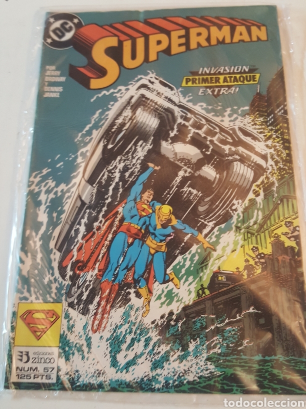 C&oacute;mics: Comic Superman N&deg; 57 Invasion Primer Ataque Extra Ed. ZINCO - Foto 1
