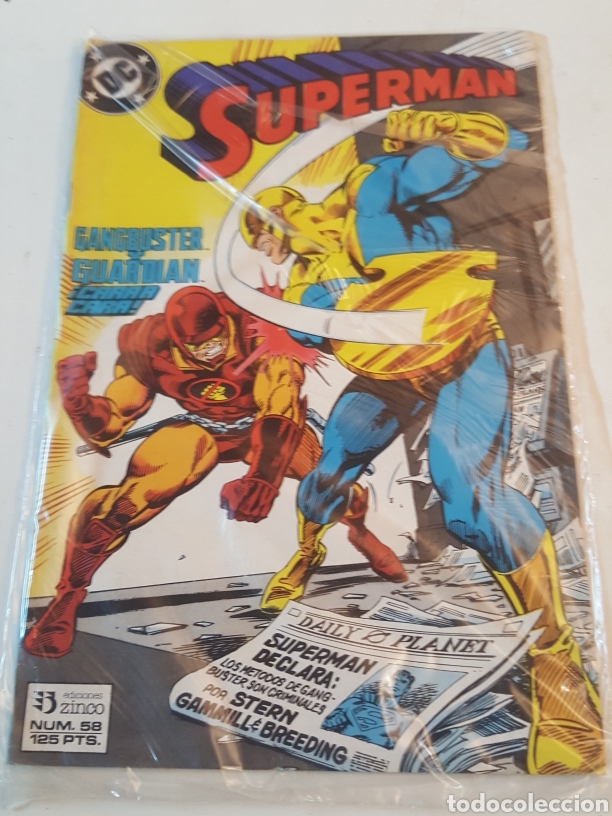 C&oacute;mics: Comic Superman N&deg; 58 Gabgbuster y Guardian Ed. ZINCO - Foto 1