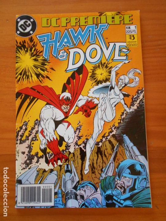 C&oacute;mics: HAWK & DOVE N&ordm; 1 - DC PREMIERE - ZINCO (M1) - Foto 1