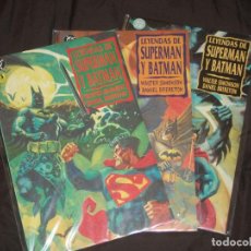 Cómics: BATMAN LEYENDAS DE SUPERMAN Y BATMAN 3 TOMOS COMPLETA. Lote 228472435