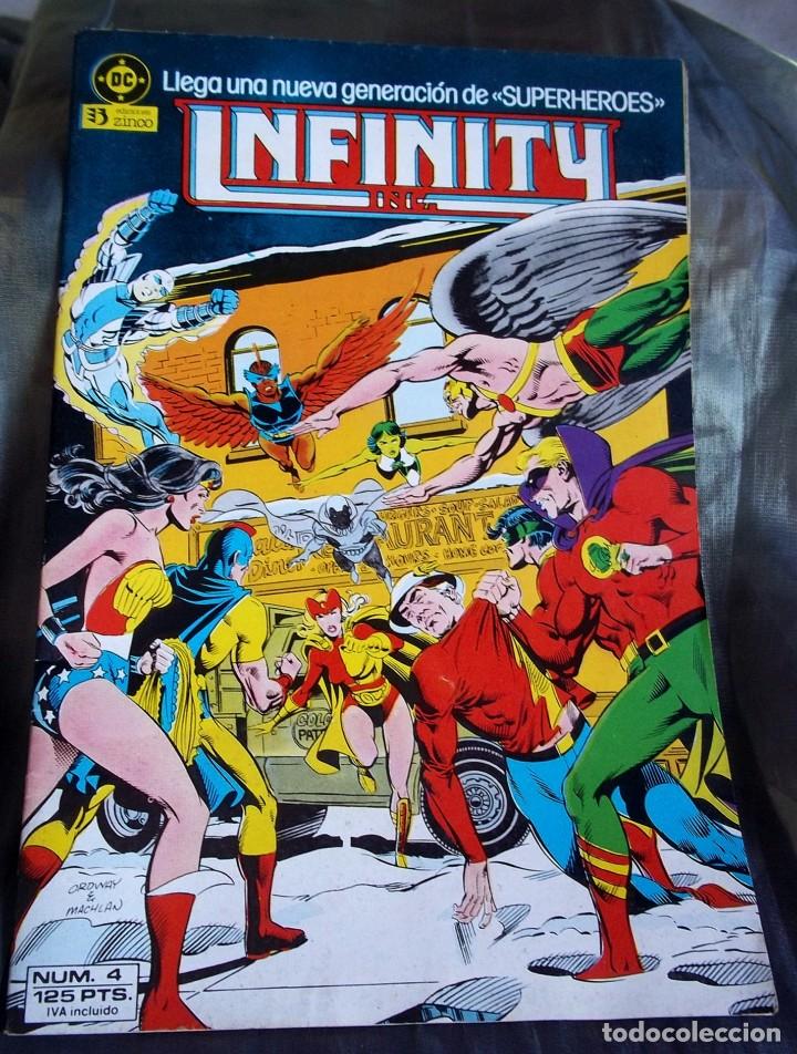 C&oacute;mics: COMIC INFINITY IN N&ordm; 4 NUEVA GENERACI&Oacute;N DE SUPERHEROES DC EDICIONES ZINCO B - Foto 1